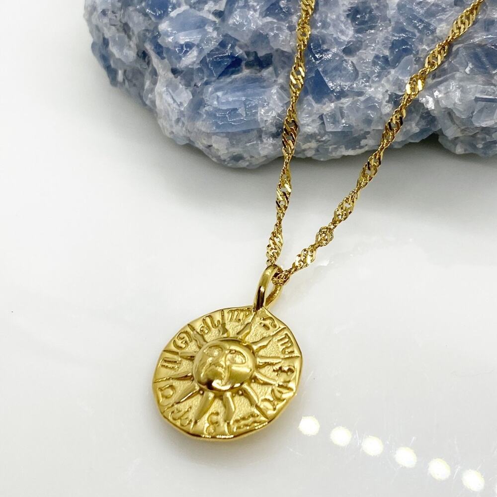 NEW Sun Zodiac Pendant Necklace - Picture 5 of 9